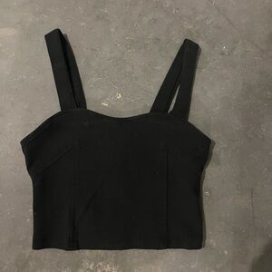 Brandy Melville Black Crop Top